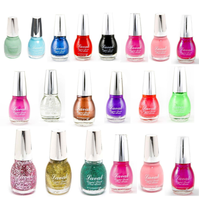 Laval Nail Polish Crystal Finish Varnish Professional Finish Nail Polish 15ml from Superior Mart
