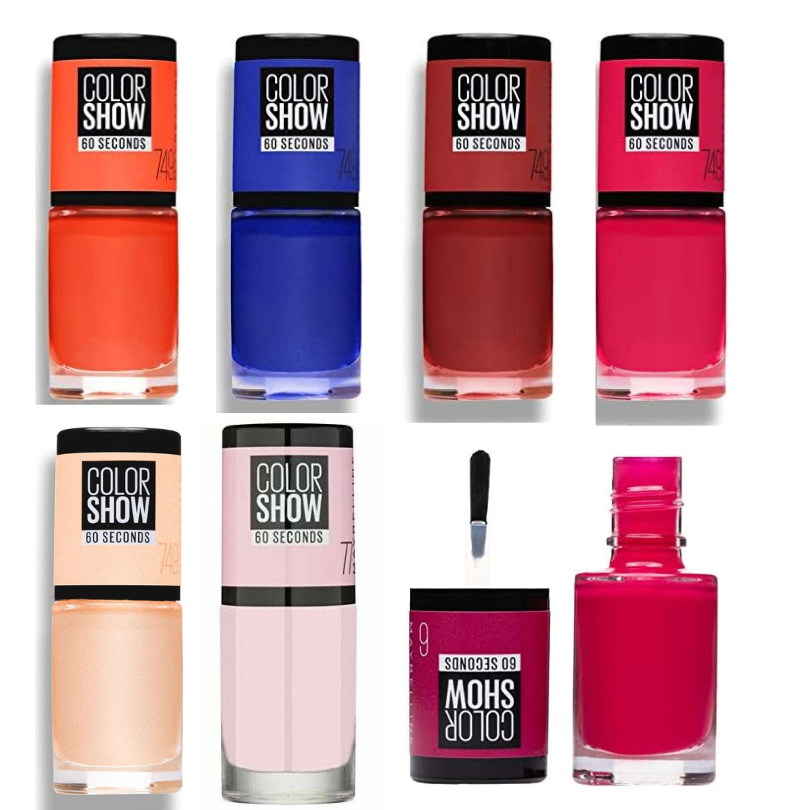 Maybelline NAIL POLISH VARNISH Colour Show 60 Seconds Quick Dry Nail Polish 6ml from Superior Mart