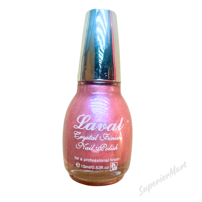 Laval Nail Polish Crystal Finish Varnish Professional Finish Nail Polish 15ml from Superior Mart