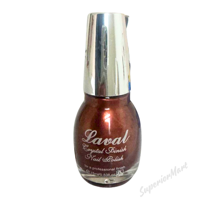 Laval Nail Polish Crystal Finish Varnish Professional Finish Nail Polish 15ml from Superior Mart