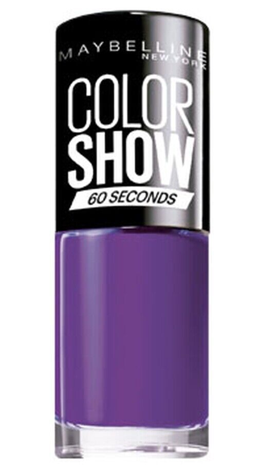Maybelline NAIL POLISH VARNISH Colour Show 60 Seconds Quick Dry Nail Polish 6ml from Superior Mart