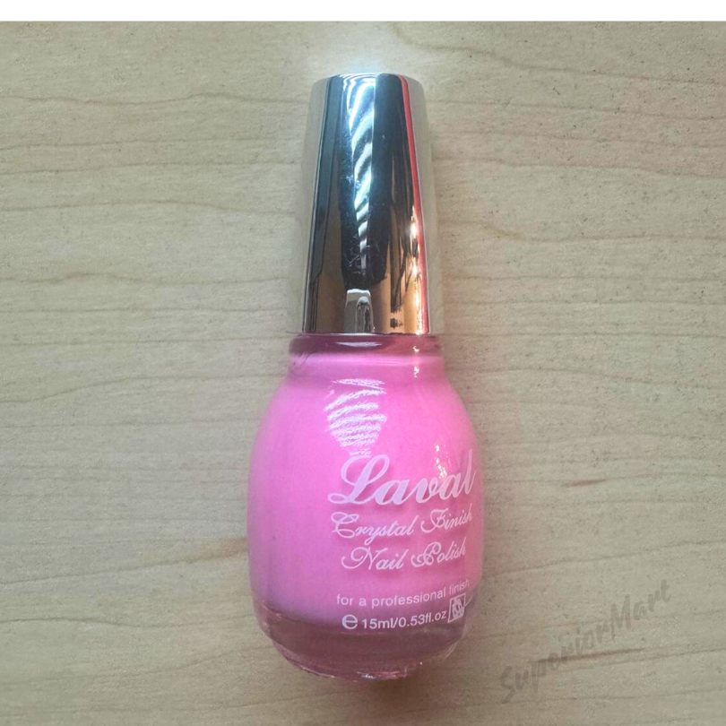 Laval Nail Polish Crystal Finish Varnish Professional Finish Nail Polish 15ml from Superior Mart