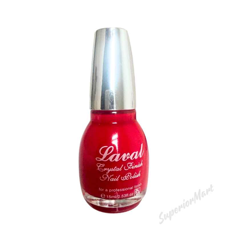 Laval Nail Polish Crystal Finish Varnish Professional Finish Nail Polish 15ml from Superior Mart