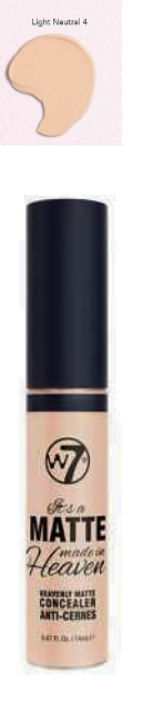 W7 Matte Concealer Made In Heaven Light Shades Long Lasting Vegan 14ml from Superior Mart
