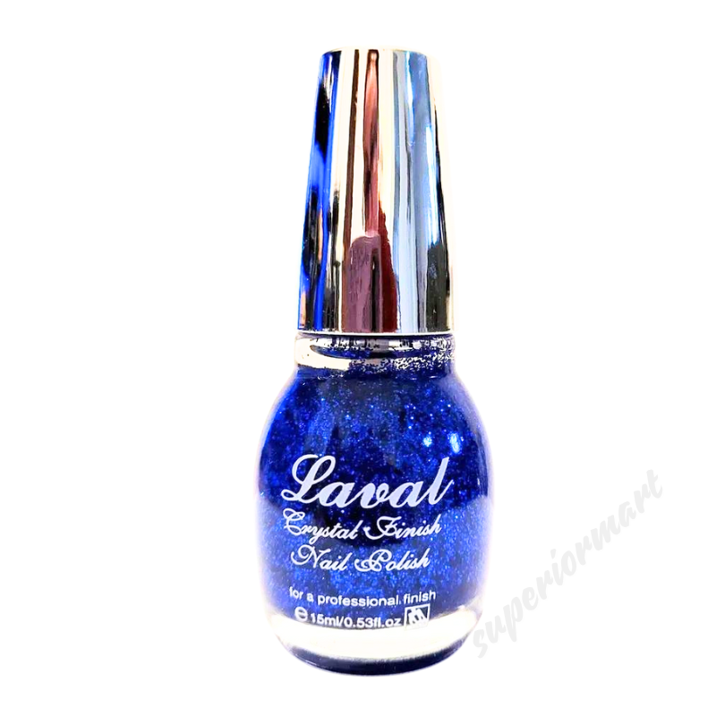 Laval Nail Polish Crystal Finish Varnish Professional Finish Nail Polish 15ml from Superior Mart
