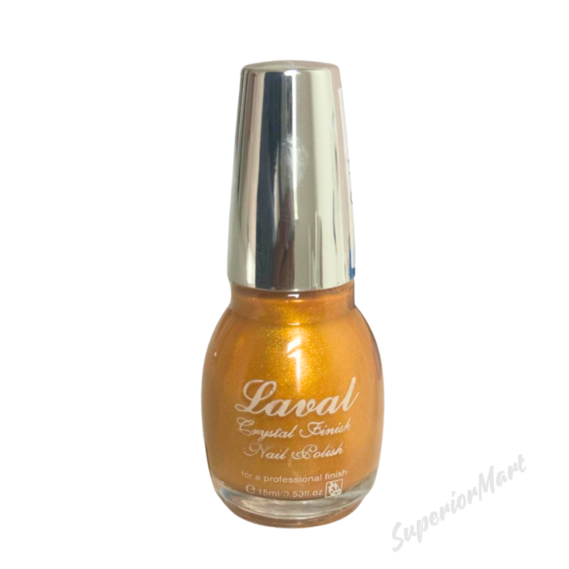 Laval Nail Polish Crystal Finish Varnish Professional Finish Nail Polish 15ml from Superior Mart