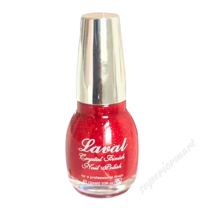 Laval Nail Polish Crystal Finish Varnish Professional Finish Nail Polish 15ml from Superior Mart