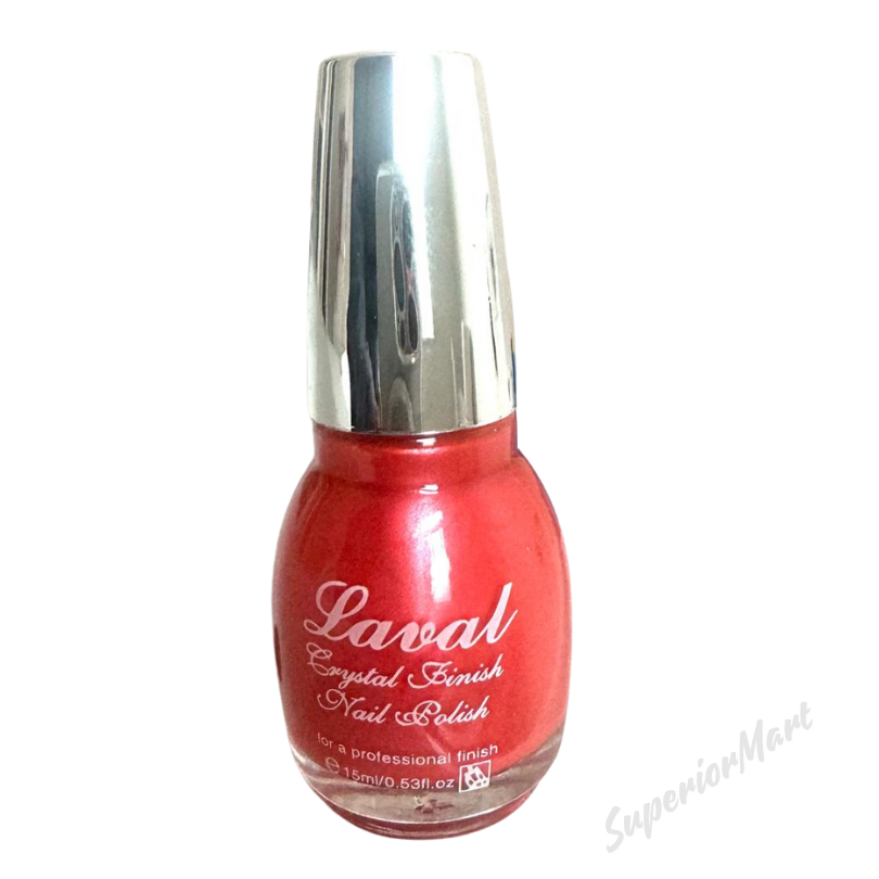 Laval Nail Polish Crystal Finish Varnish Professional Finish Nail Polish 15ml from Superior Mart