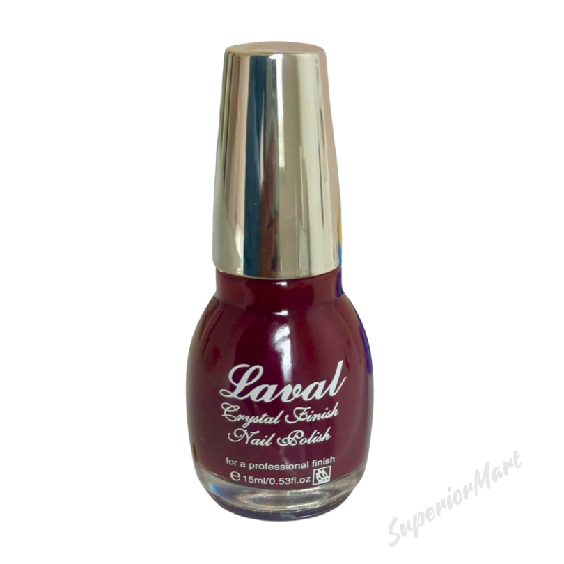 Laval Nail Polish Crystal Finish Varnish Professional Finish Nail Polish 15ml from Superior Mart