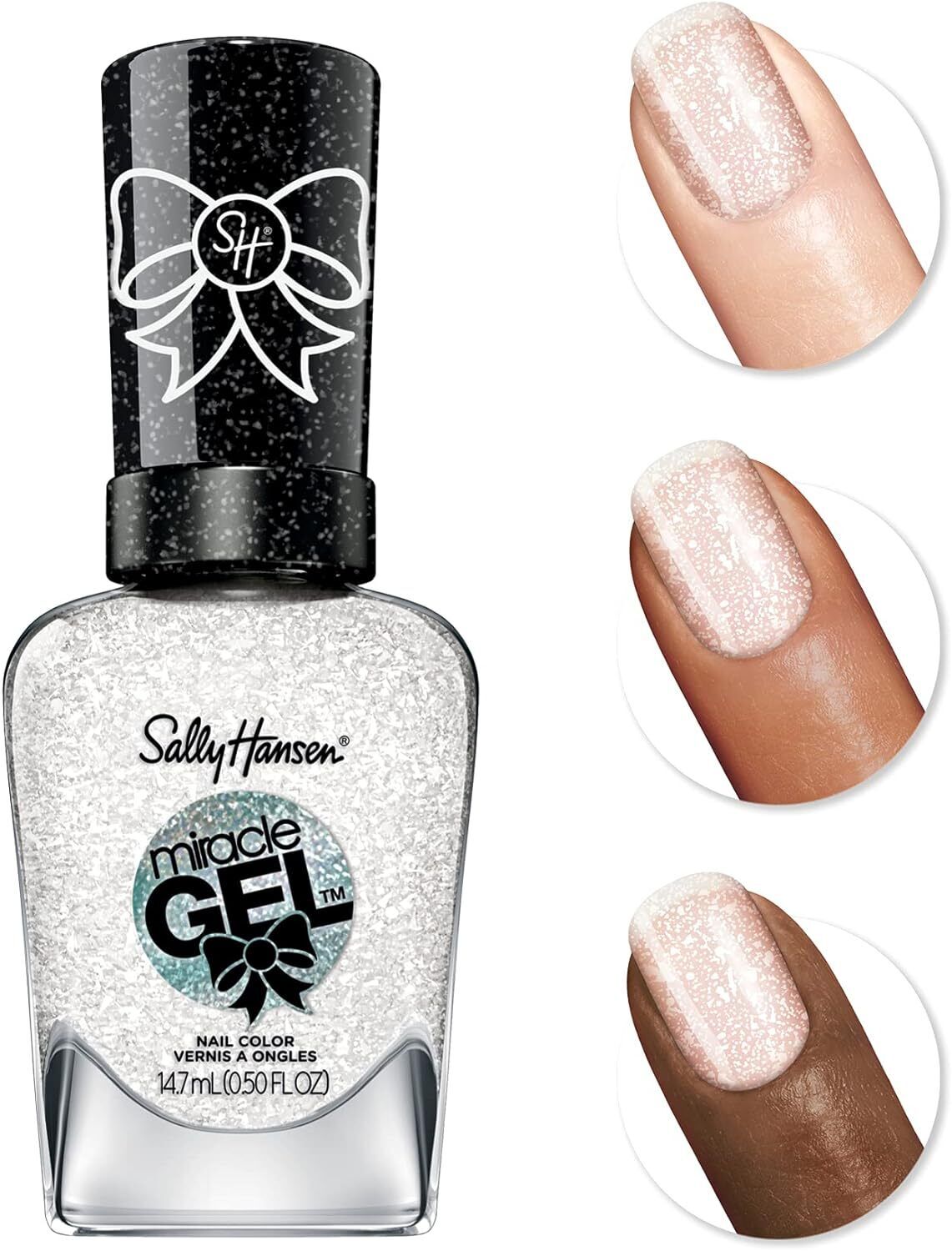 Sally Hansen Gel Nail Polish Miracle Gel Nail Polish Salon Manicure 14.7ml from Superior Mart