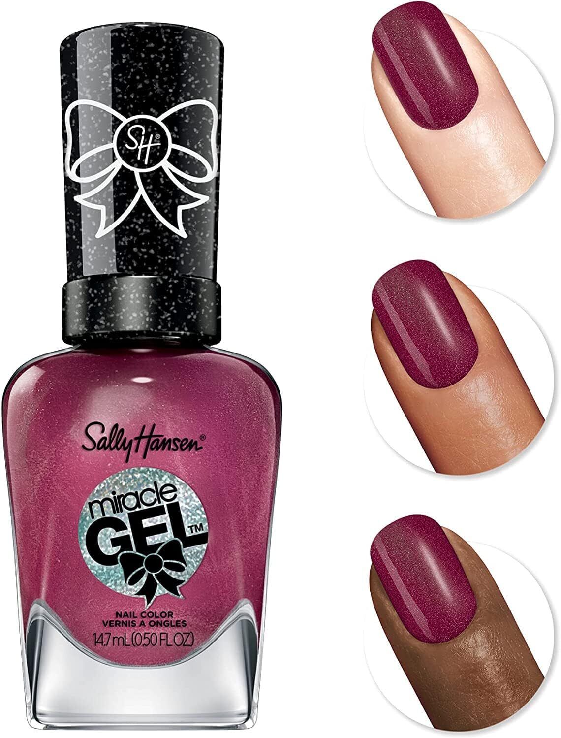 Sally Hansen Gel Nail Polish Miracle Gel Nail Polish Salon Manicure 14.7ml from Superior Mart