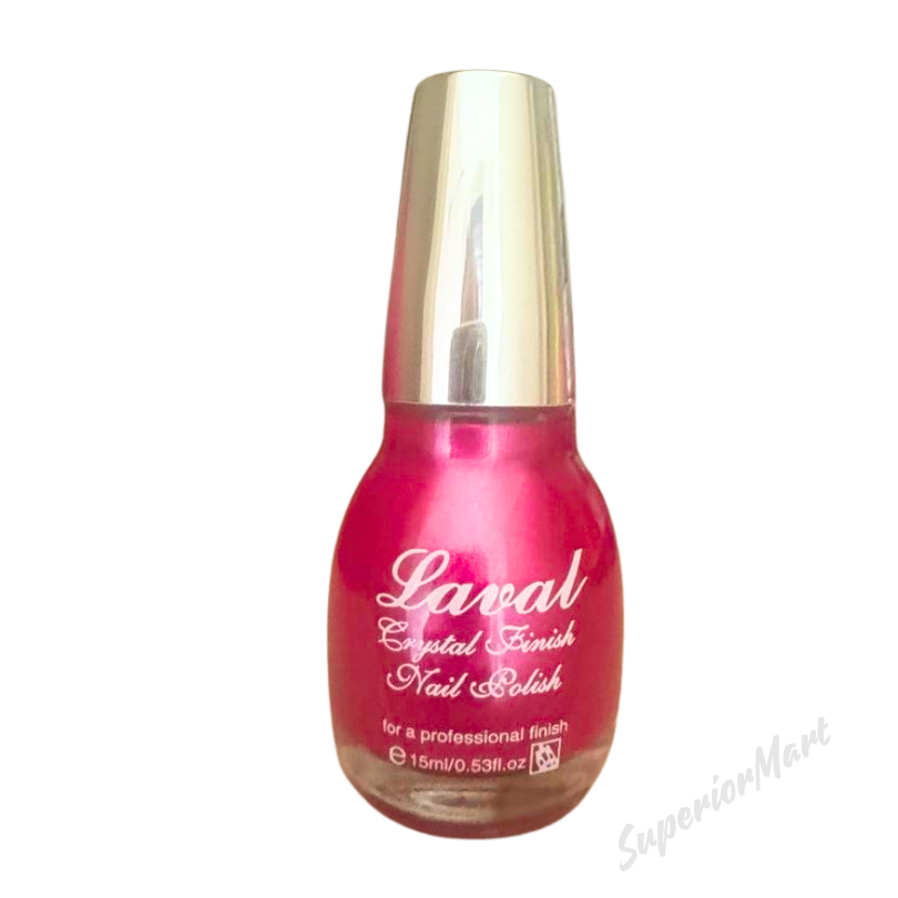 Laval Nail Polish Crystal Finish Varnish Professional Finish Nail Polish 15ml from Superior Mart
