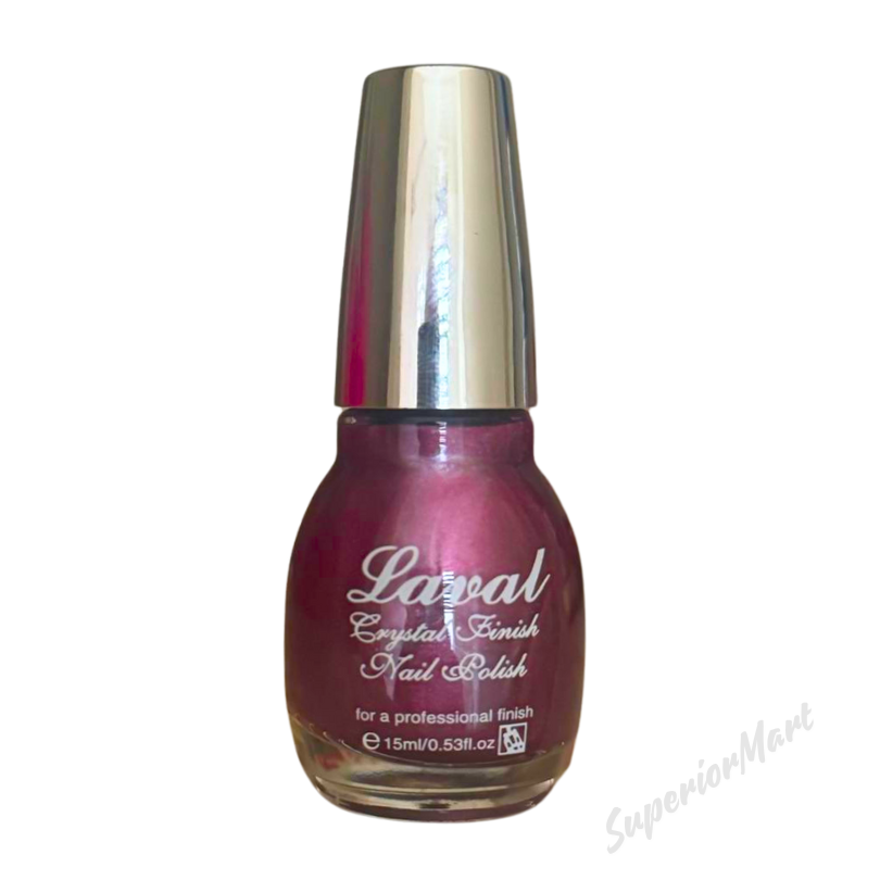 Laval Nail Polish Crystal Finish Varnish Professional Finish Nail Polish 15ml from Superior Mart