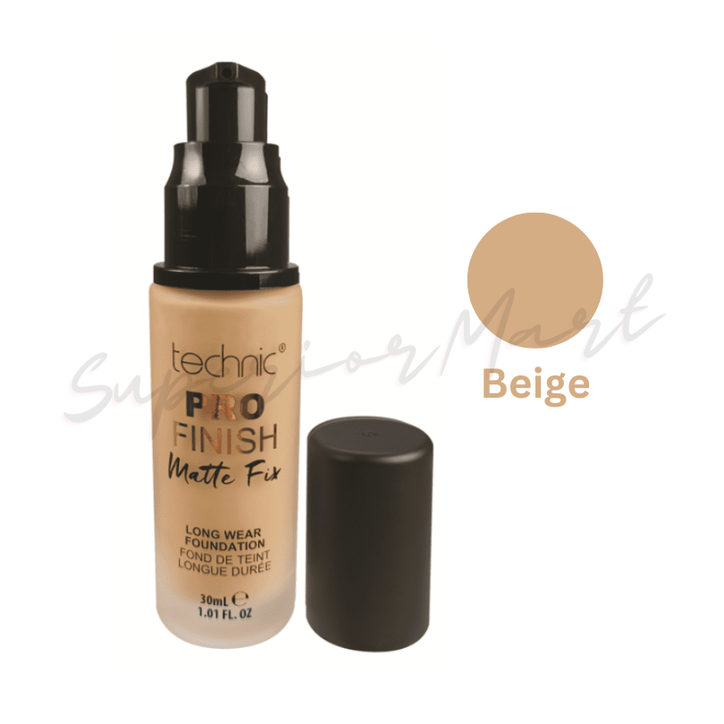 Technic Pro Finish Matte Fix Foundation Long Lasting Lightweight from Superior Mart