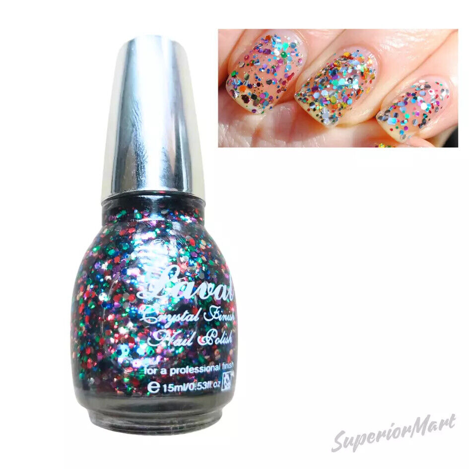 Laval Nail Polish Crystal Finish Varnish Professional Finish Nail Polish 15ml from Superior Mart