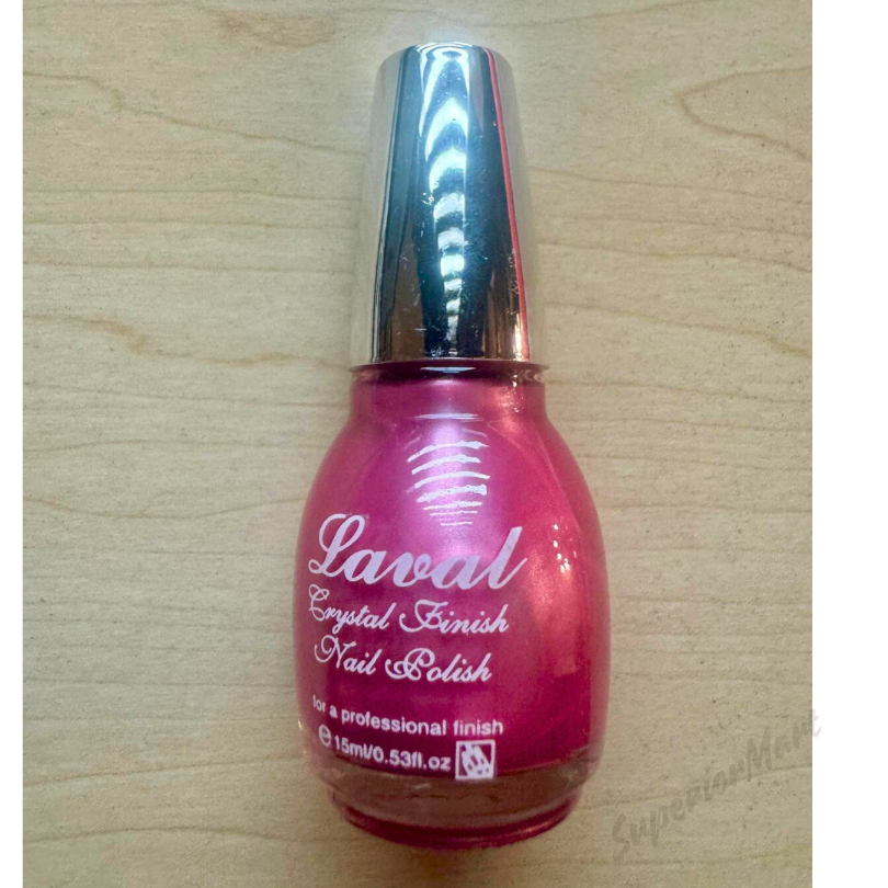 Laval Nail Polish Crystal Finish Varnish Professional Finish Nail Polish 15ml from Superior Mart