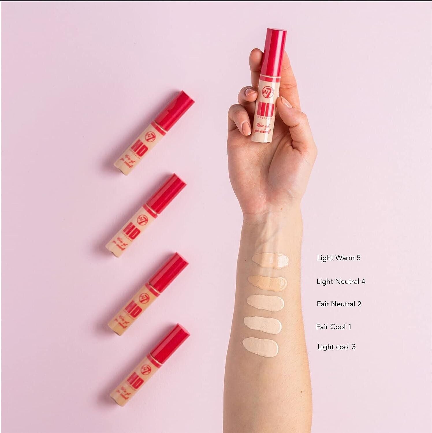 W7 HD Face Concealer Full Coverage Face Makeup Wand Shade Fair Light Shades from Superior Mart