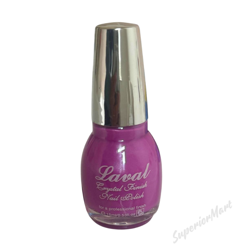 Laval Nail Polish Crystal Finish Varnish Professional Finish Nail Polish 15ml from Superior Mart