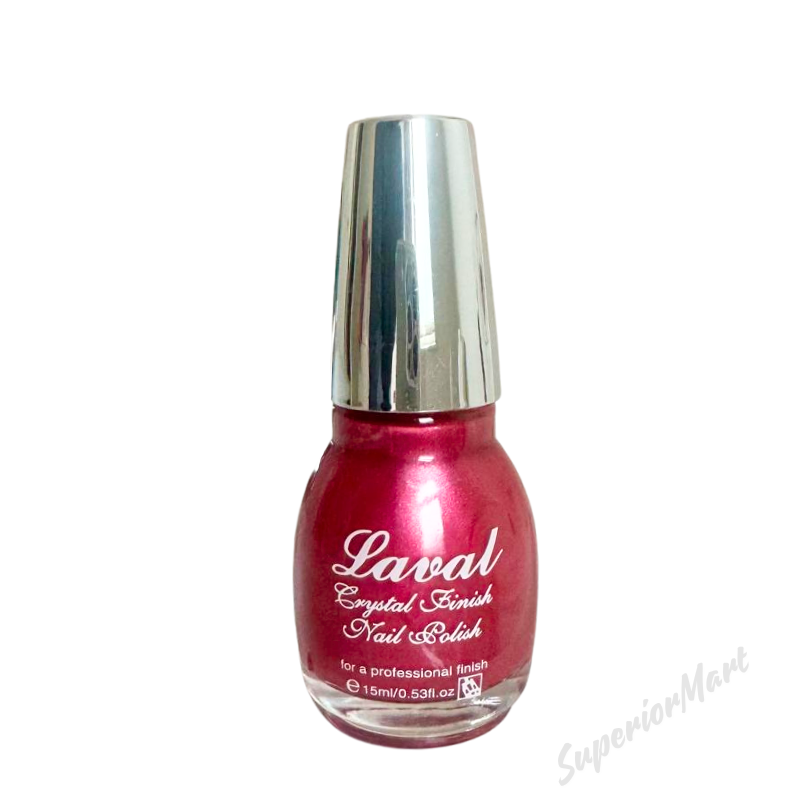 Laval Nail Polish Crystal Finish Varnish Professional Finish Nail Polish 15ml from Superior Mart