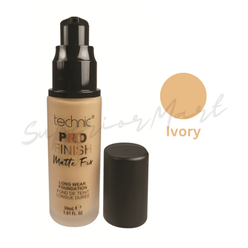 Technic Pro Finish Matte Fix Foundation Long Lasting Lightweight from Superior Mart