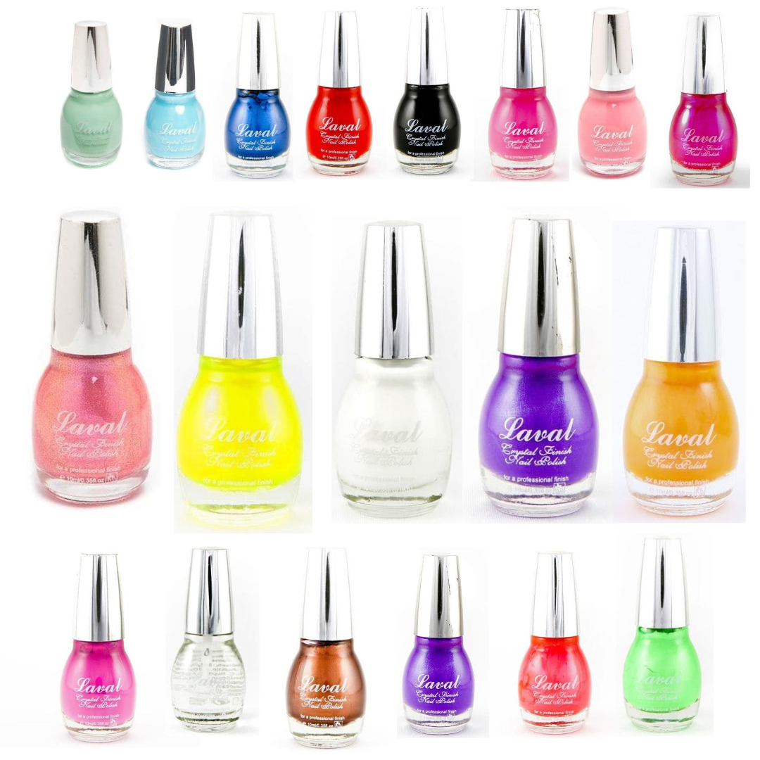 Laval Nail Polish Crystal Finish Varnish Professional Finish Nail Polish 15ml from Superior Mart