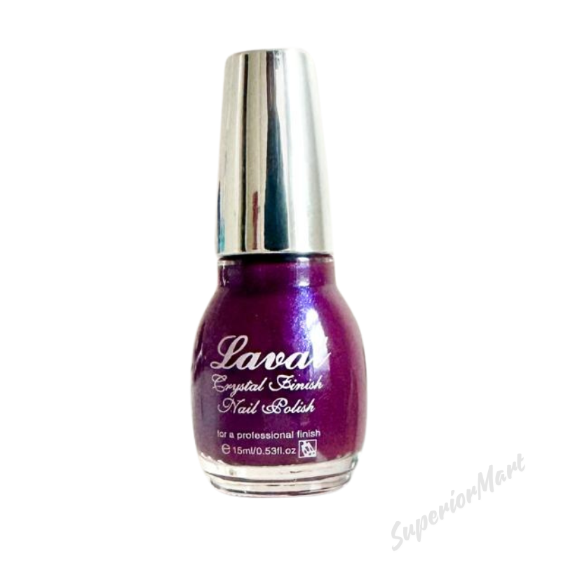Laval Nail Polish Crystal Finish Varnish Professional Finish Nail Polish 15ml from Superior Mart