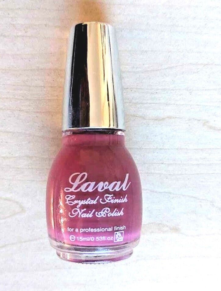 Laval Nail Polish Crystal Finish Varnish Professional Finish Nail Polish 15ml from Superior Mart
