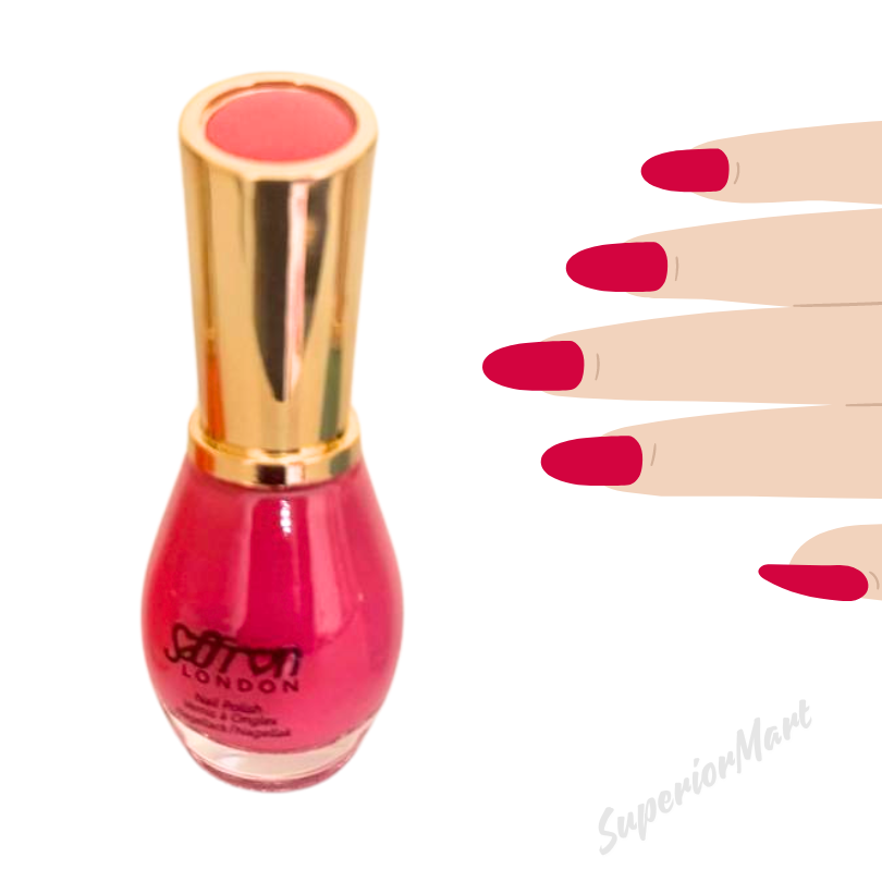 Saffron Retro Nail Polish Nail Varnish Retro Pink Orange Sky Azure Jade New from Superior Mart
