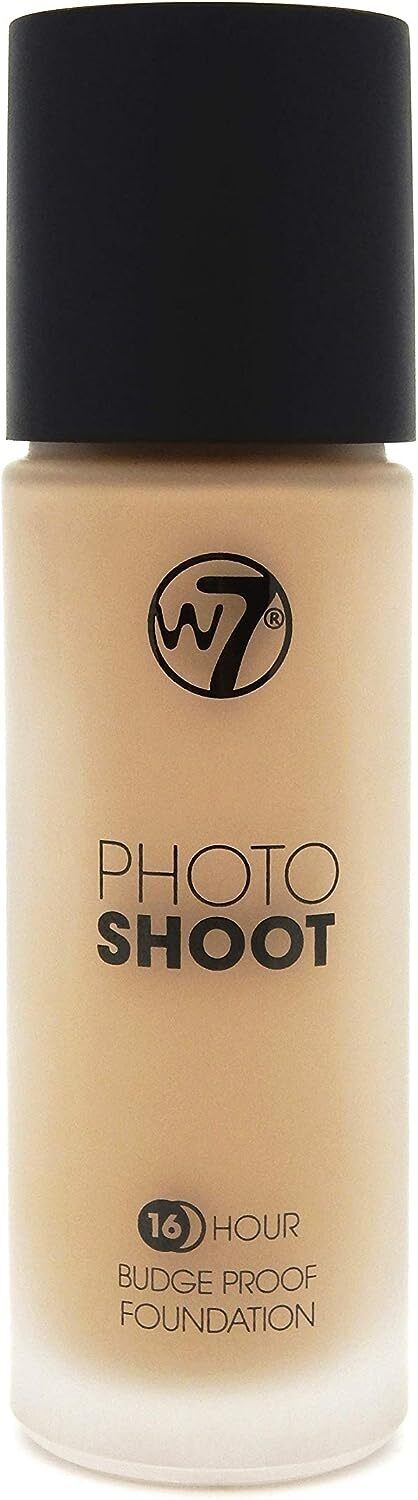 W7 Photoshoot Foundation Rich and Full Coverage Budge-Proof Long Lasting from Superior Mart