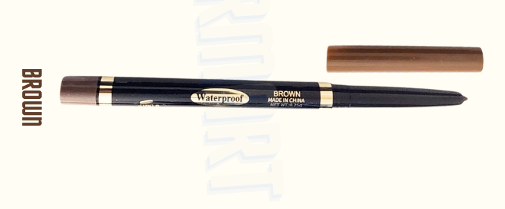 Laval BROWN Eyebrow Pencil Retractable Twist Up Brow Liner Waterproof from Superior Mart
