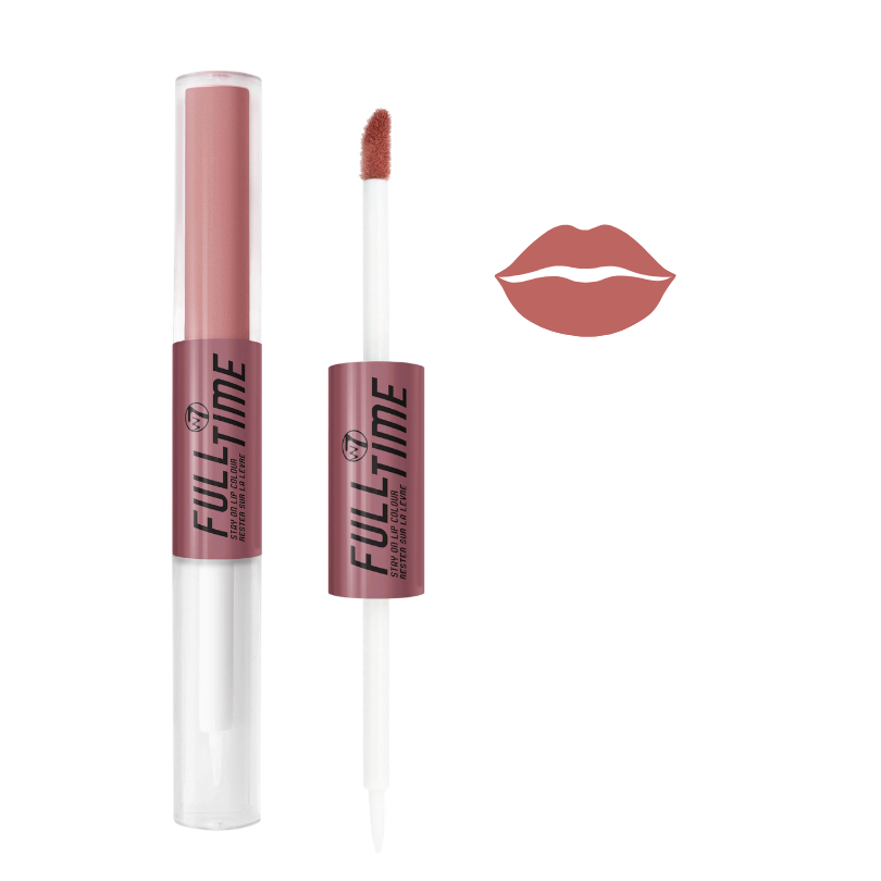 W7 Full Time Lips Stay On Lip Colour High Shine Lip Sealer Duo-ended Lip gloss from Superior Mart