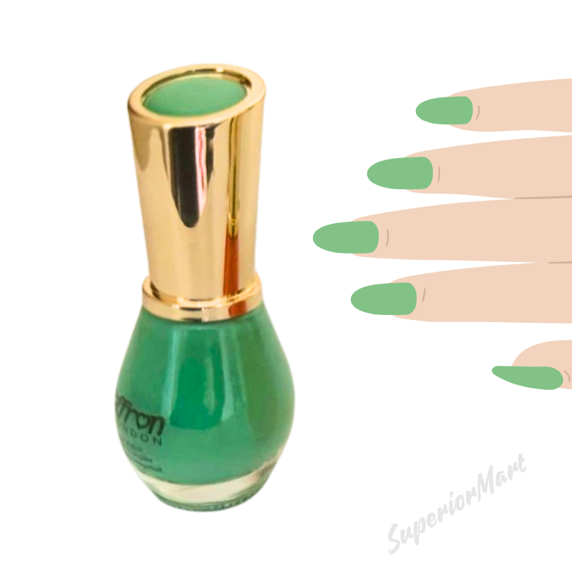 Saffron Retro Nail Polish Nail Varnish Retro Pink Orange Sky Azure Jade New from Superior Mart