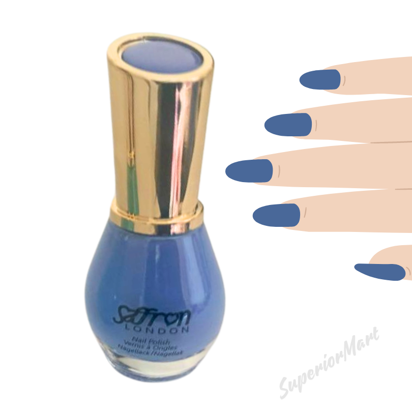 Saffron Retro Nail Polish Nail Varnish Retro Pink Orange Sky Azure Jade New from Superior Mart