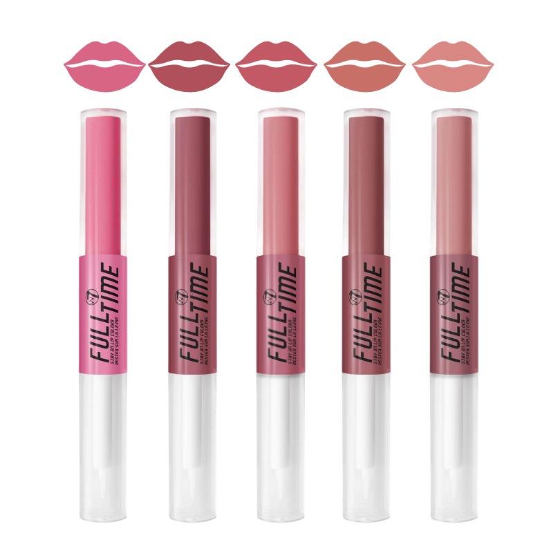 W7 Full Time Lips Stay On Lip Colour High Shine Lip Sealer Duo-ended Lip gloss from Superior Mart