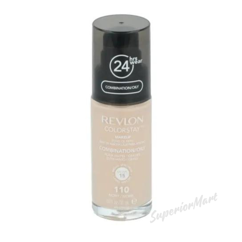 Revlon Color Stay Foundation Matte Finish Combination Oily IVORY 110 from Superior Mart
