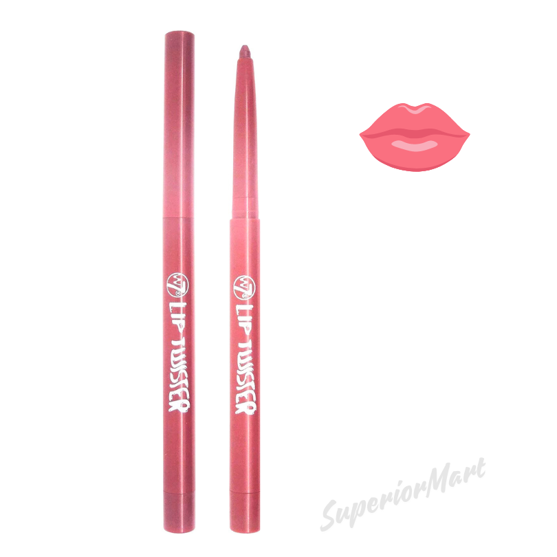 W7 Lip Twisters Colours Crayon Outline Liner Pink Draw Define from Superior Mart