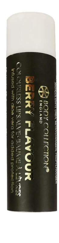Body Collection Lip Salve Lip Balm Flavoured Aloe Vera Strawberry from Superior Mart