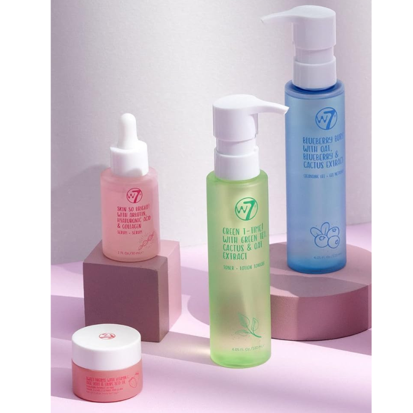 W7 Self-Care Skincare Set Kit , Toner, Cleanser , Serum & Lip mask from Superior Mart