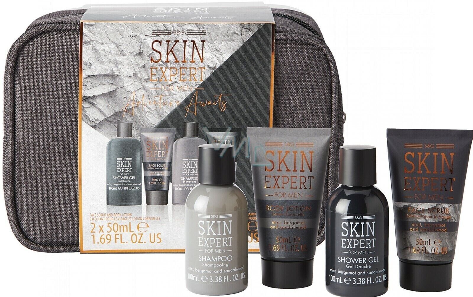 Skin Expert Gift Set Body & Hand Wash-Shower Gel Body Lotion Shampoo Scrub from Superior Mart