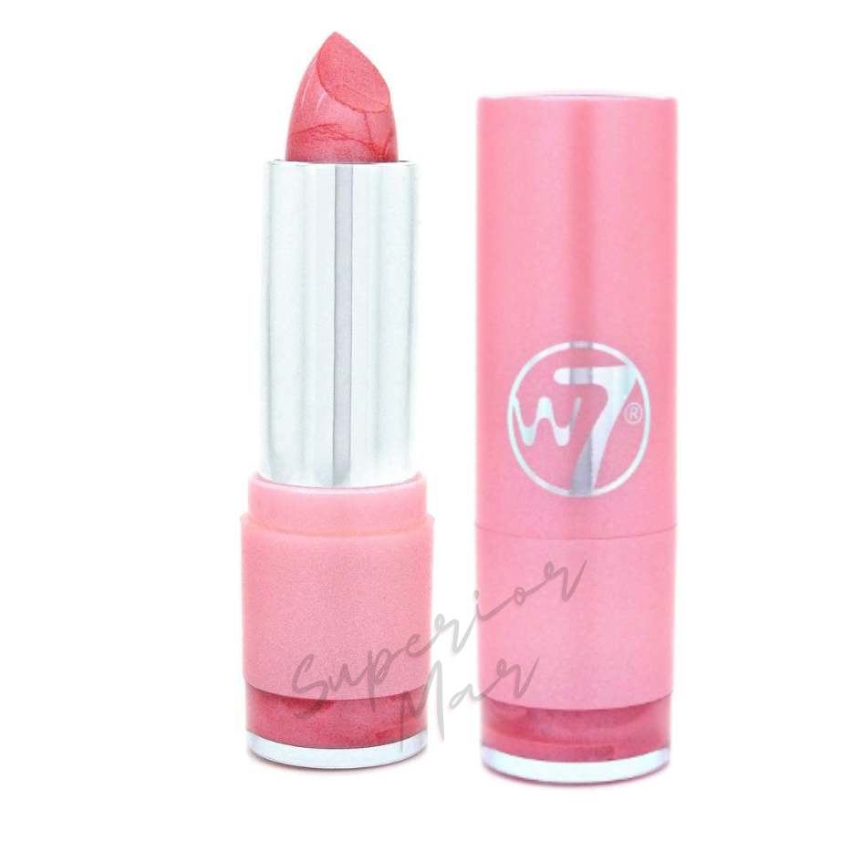 W7 FASHION LIPSTICKS Moisturising Lipstick Satin Lip Make Up 6 Colours Vegan from Superior Mart