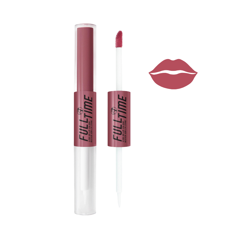 W7 Full Time Lips Stay On Lip Colour High Shine Lip Sealer Duo-ended Lip gloss from Superior Mart