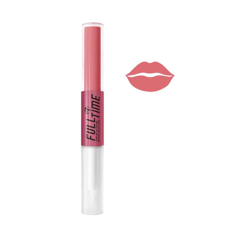 W7 Full Time Lips Stay On Lip Colour High Shine Lip Sealer Duo-ended Lip gloss from Superior Mart