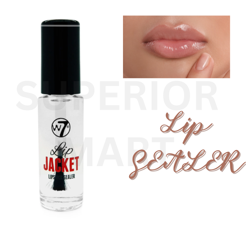 W7 Lip Jacket Lip Sealer Lipstick cote Long Lasting Kiss Proof Clear from Superior Mart