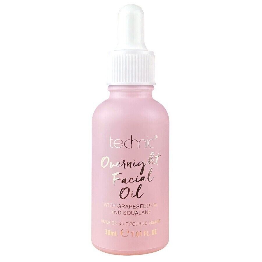 Technic Overnight Facial Oil Grapeseed Oil Squalane Nourish Hydrate Skin 30ml from Superior Mart
