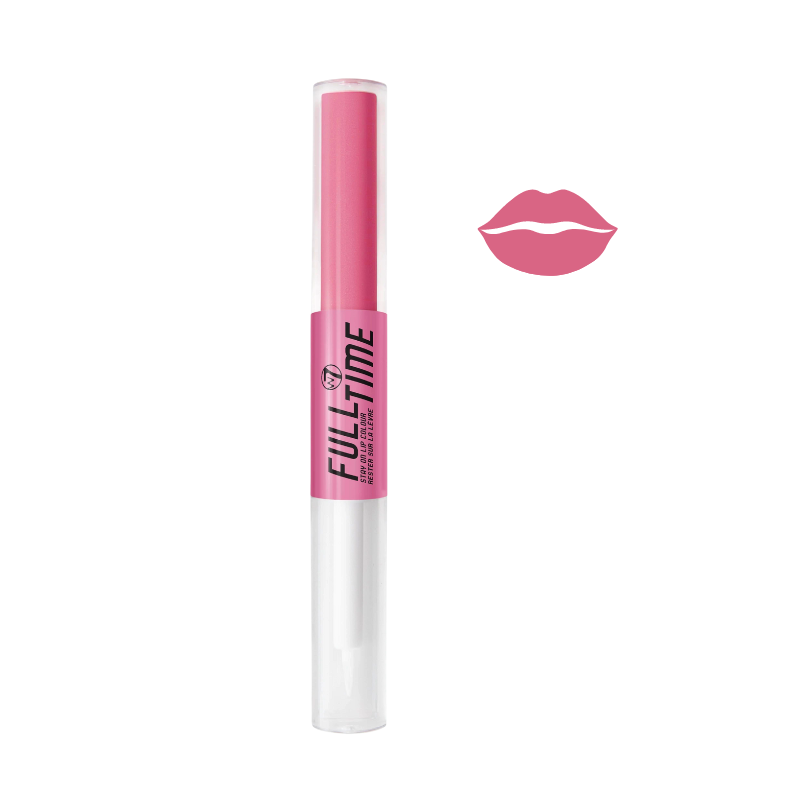 W7 Full Time Lips Stay On Lip Colour High Shine Lip Sealer Duo-ended Lip gloss from Superior Mart
