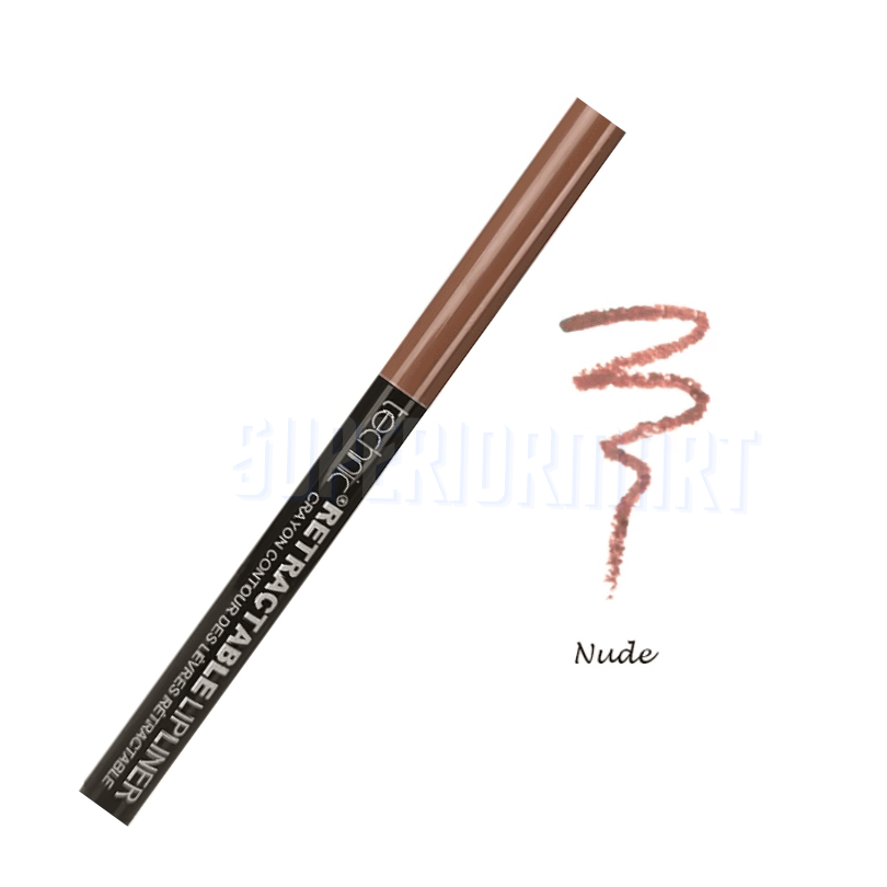 TECHNIC Lip Liner Pencil Retractable Twist Up Crayon Nude Red Berry Rose Brown from Superior Mart