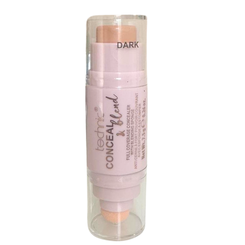 TECHNIC Conceal & Blend Concealer + Sponge Full Coverage 7.5g Concealer Blender from Superior Mart