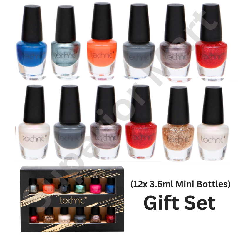 Technic Nail Polish Varnish Gift Set Girls Women's Teenager Manicure Beauty Gift from Superior Mart