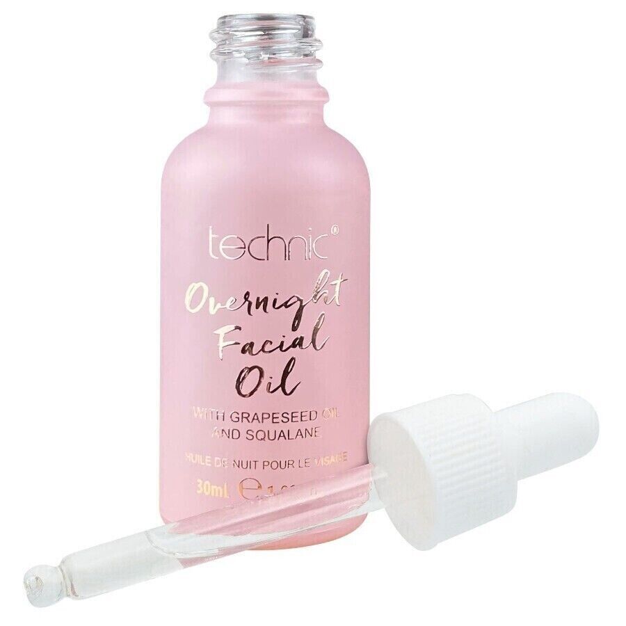 Technic Overnight Facial Oil Grapeseed Oil Squalane Nourish Hydrate Skin 30ml from Superior Mart