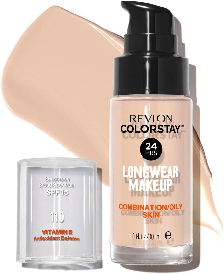 Revlon Color Stay Makeup Foundation Combination / Oily Skin 30ml Ivory 110 from Superior Mart